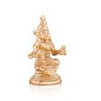 Annapurna Devi - 2.5 x 1.25 Inches | Panchaloha Statue  Sitting Annapoorani Statue for Pooja  80 Gms Approx Supply