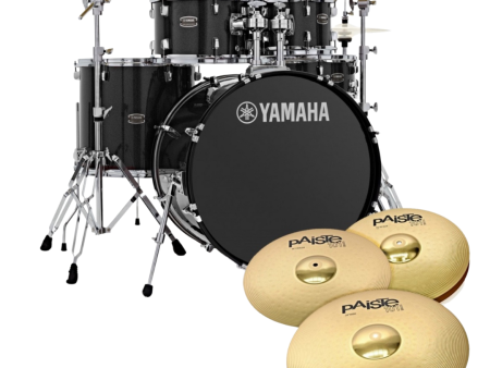 Yamaha Rydeen Drum Kit Shell Pack | 5pc 20 22  - Black Glitter Online Sale