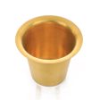 Brass Tumbler - 2.5 x 3 Inches | Glass  Brass Cup for Home  50 Gms Approx For Cheap