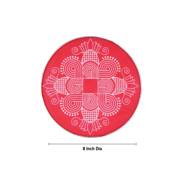 Rangoli Stensil - 8 Inches | Ezhai Line Kolam Stencil  Rangoli Jali Rangoli Stencil for Floor Discount