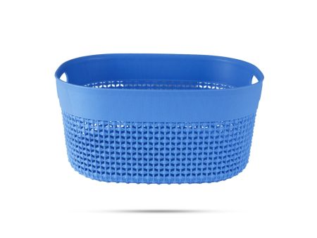 Kitchen Basket With Lid - 5 x 10 Inches | Oval Shape Storage Basket  Plastic Basket  Filo Basket for Home Cheap