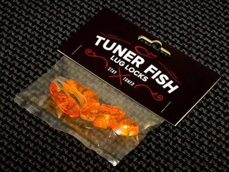 Tuner Fish Lug Locks Orange 4 Pack Supply