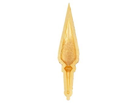 Sword - 2.75 x 0.5 Inches | Gold Polish Knife  Swamy Alangaram  Gold Polish Astra for Deity Online Hot Sale