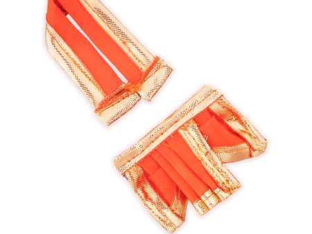 Panchakacham - 1.5 Inches | Satin with Jari Border Dhoti  Uthriyam for Deities  Assorted Colour Cheap