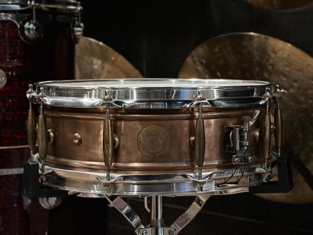 G.A.M. Roberto Spizzichino 14  x 5  Copper snare drum #1082 Online