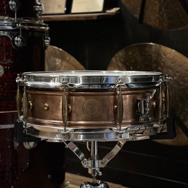 G.A.M. Roberto Spizzichino 14  x 5  Copper snare drum #1082 Online