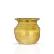 Brass Lota - 3 x 3.5 Inches | Kalash  Pooja Pot  Chombu for Home  150 Gms Approx For Cheap