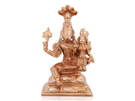 Lakshmi Hayagreevar Idol With Nagam - 3.5 x 2 Inches | Panchaloha Statue  Lakshmi Hayagriva Statue for Pooja on Sale