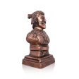 Shivaji Maharaj Statue - 15 x 8 Inches | Copper Oxidised Shivaji Statue  Shivaji Maharaj Murti for Home  1.760 Kgs Online now