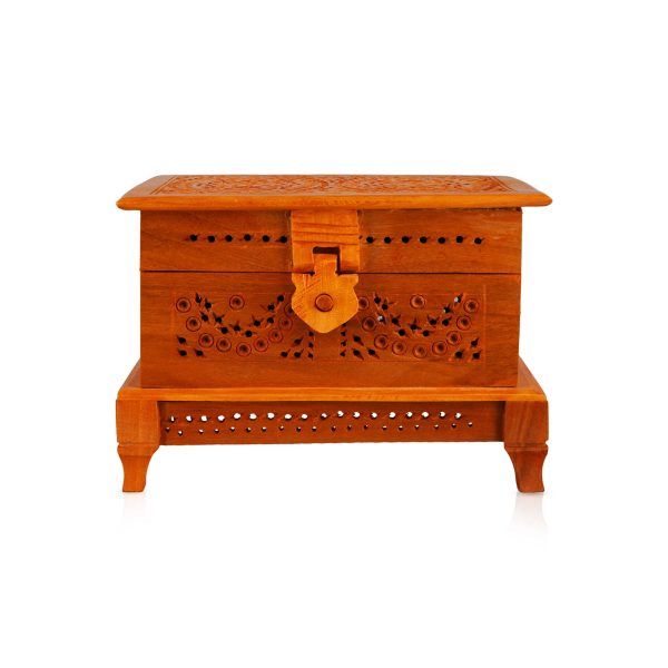 Wooden Box - 3.5 x 5 Inches | Jali Box  Jewel Box  Wooden Storage Box for Home Online Hot Sale