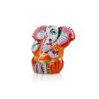 Painted Ganesh Murti - 1 x 1.5 Inches | Aluminium Vinayagar Statue  Big Ear Ganesha Statue for Pooja For Discount