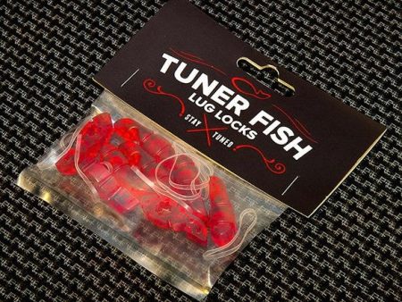 Tuner Fish Lug Locks Red 8 Pack Fashion