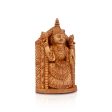 Balaji Murti - 6 x 4 Inches | Wooden Statue  Lord Balaji Idol  Venkateswara Swamy Idol for Pooja Discount