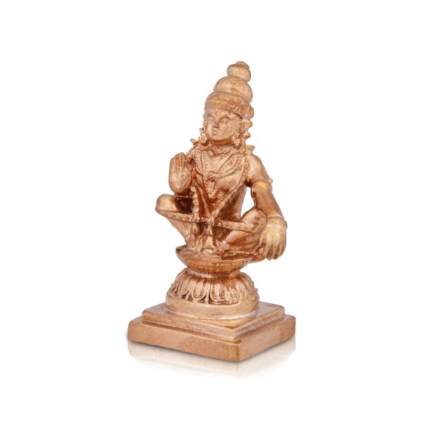 Ayyappan Statue - 3 x 1.5 Inches | Panchaloha Statue  Ayyappa Idol  Ayyappan Vigraham for Pooja  170 Gms Online Hot Sale