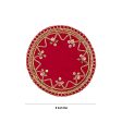 Pooja Thali Cover - 5 Inches | Embroidery Design Puja Thali Cover  Thali Cover for Pooja Online Sale