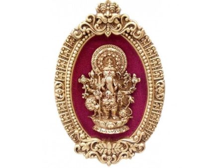 Shubha Drishti Ganapathi - 7 x 5 Inches | Shubh Drishti Ganapathy Wall Hanging for Home Decor Online