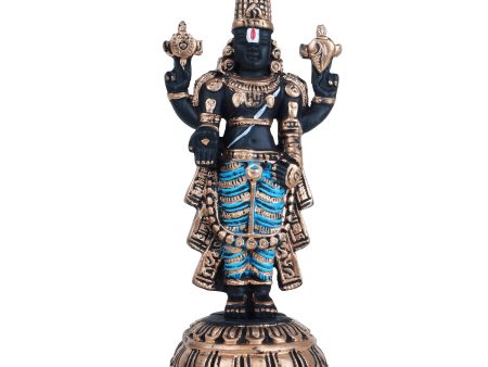 Balaji Murti - 7 x 5 Inches | Tirupati Balaji Idol  Resin Balaji Statue for Home Decor Online now