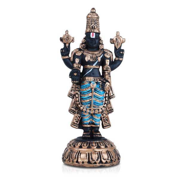 Balaji Murti - 7 x 5 Inches | Tirupati Balaji Idol  Resin Balaji Statue for Home Decor Online now