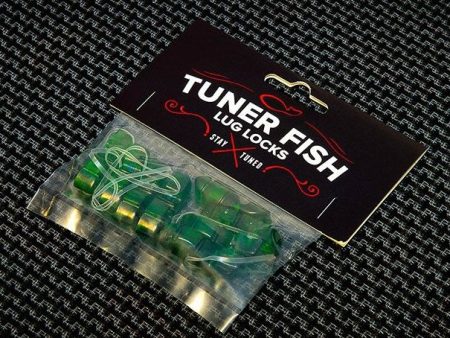 Tuner Fish Lug Locks Green 8 Pack For Sale