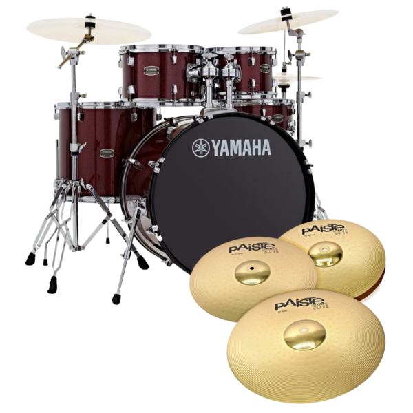 Yamaha Rydeen Drum Kit Shell Pack | 5pc 20 22  - Burgundy Glitter Discount