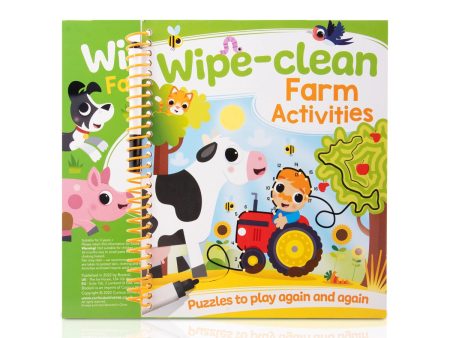 Wipe - Clean Farm Activities - Puzzles To Play Again And Again - English | by Kirsteen Robson  Game Book Online