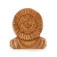 Buddha Bust Statue - 3 x 3 Inches | Wooden Statue  Buddha Idol  Buddha Murti for Pooja Cheap