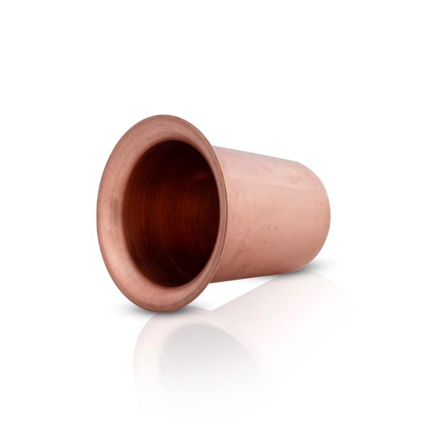 Coffee Tumbler - 3.5 x 3 Inches | Copper Tumbler  Brass Cup for Home  60 Gms Approx For Sale