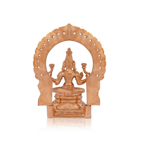 Lakshmi Idol With Arch - 7.5 x 5.5 Inches | Panchaloha Statue  Laxmi Idol for Pooja  1.675 Kgs Approx Online