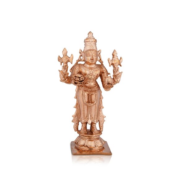 Dhanvantari Murti - 4 x 2.5 Inches | Panchaloha Statue  Dhanvantari Statue  Standing Dhanvantri Murti for Pooja Online