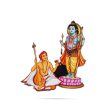 Ramar With Thyagarajar Fridge Magnet - 5 x 4.25 Inches | Single Layer Photo Magnet  Picture Magnet for Home Hot on Sale