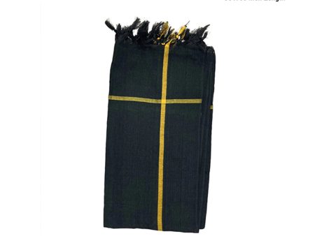 Angavastram - 30 x 60 Inches | Black Towel  Mudi Design Thundu foe Men Sale