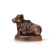 Nandi Statue - 6 x 7 Inches | Copper Idol  Copper Oxidised Nandhi Statue  Nandi Idol for Pooja Discount