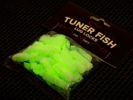 Tuner Fish Lug Locks GLOW IN THE DARK 24 Pack (LIMITED EDITION) Supply