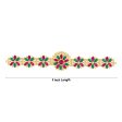 Hip Belt - 1.75 x 9 Inches | Waist Belt  Stone Jewellery  Multicolour Stone Belt for Deity For Sale