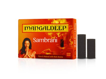 Mangaldeep Sambrani Pure And Natural Incense 18 Pcs Sale