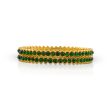 Kemp Stone Bangles Pair - 0.5 x 2.5 Inches | Green Colour Stone Chudi  Bharatanatyam Jewellery for Women For Cheap