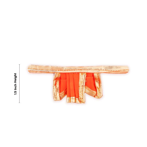 Panchakacham - 1.5 Inches | Satin with Jari Border Dhoti  Uthriyam for Deities  Assorted Colour Cheap