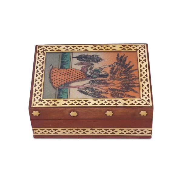 Jewellery Box - 1.5 x 4 Inches | Gemstone Storage Box  Sheesham Wooden Box for Home Online Sale