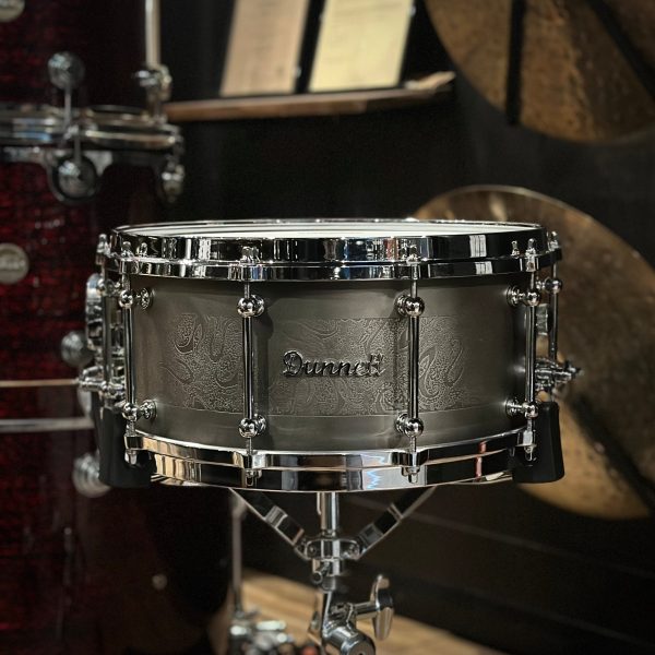 Dunnett Classic 14 ×6.5   JAMES TRUSSART  Snare Drum Antique Paisley #1088 For Cheap