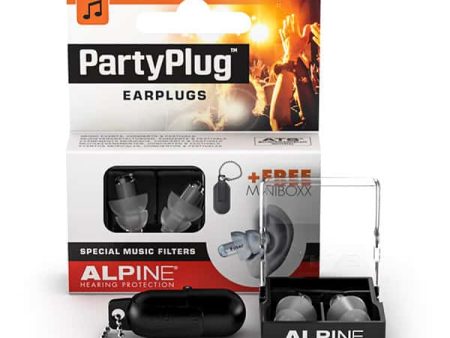 Alpine Party Plug Black Hearing Protection Earplugs Supply