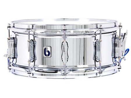 British Drum Company Bluebird Brass Snare Drum 14 x6” Discount