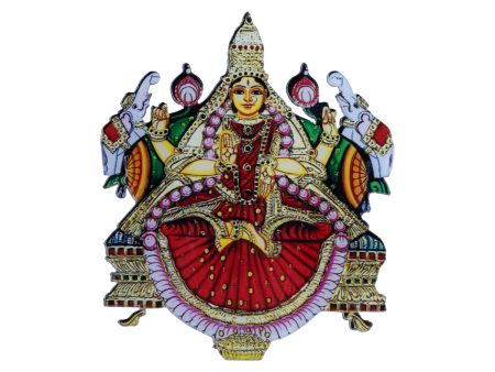 Gaja Lakshmi Idol Fridge Magnet - 3.5 x 2.5 Inches | GajaLaxmi Idol Photo Magnet  Picture Magnet for Home Online