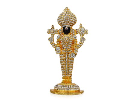 Standing Balaji Murti - 3.5 x 1.5 Inches | Stone Balaji Idol  Balaji Statue for Home Decor  30 Gms Approx Sale