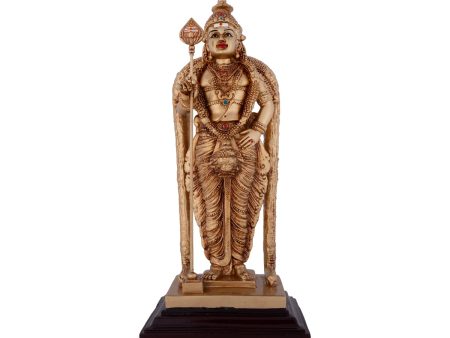 Murugan Statue - 9 x 4.5 Inches | Resin Statue  Standing Kartikeya Statue for Pooja Online Sale