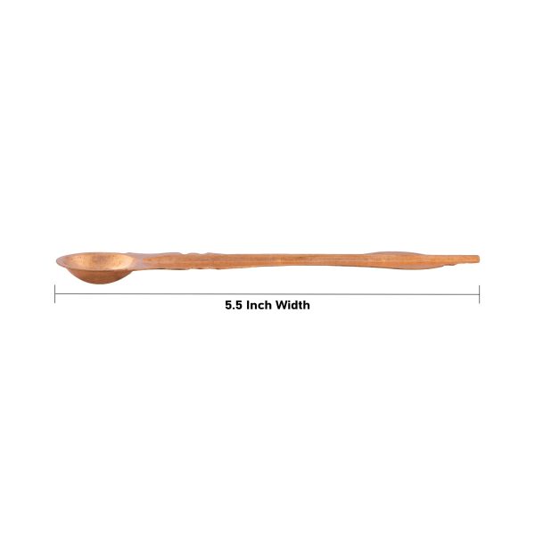 Copper Achmani - 5.5 Inches | Pali Spoon  Uddharani for Pooja  15 Gms Approx Online Hot Sale