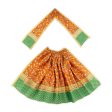 Devi Dress - 10 x 19 Inches | Silk Border Design Mata Dress  Devi Vastra for Deity Hot on Sale