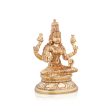 Lakshmi Idol - 3 x 2.25 Inches | Panchaloha Statue  lakshmi murti  Sitting Laxmi Murti for Pooja  215 Gms Approx For Discount