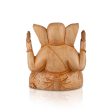 Big Ear Ganesh Murti - 4 x 4 Inches | Wooden Statue  Ganapati Idol  Vinayagar Statue for Home Decor Online Sale