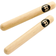 Meinl Classic Wood Claves, Hardwood CL1HW For Discount