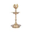 Brass Lamp - 8 x 3.5 Inches | Karaikudi Annam Kuthu Vilakku  Brass Deep for Pooja  310 Gms Approx Fashion